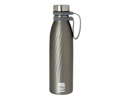 Ecolife Thermos Bottle Cool Grey Ανοξείδωτος Θερμός σε Χρώμα Γκρι, 500ml 