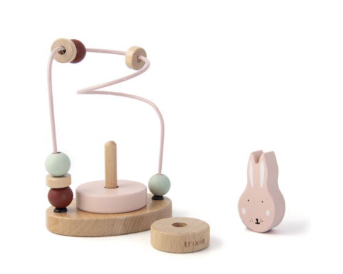 Trixie Wooden Beads Maze, Βρεφικό Ξύλινο Παιχνίδι, Μrs Rabbit, 12m+, 1τμχ. Trixie Wooden Beads Maze, Βρεφικό Ξύλινο Παιχνίδι, Μrs Rabbit, 12m+, 1τμχ.