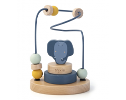 Trixie Wooden Beads Maze, Βρεφικό Ξύλινο Παιχνίδι, Μrs Elephant, 12m+, 1τμχ. Trixie Wooden Beads Maze, Βρεφικό Ξύλινο Παιχνίδι, Μrs Elephant, 12m+, 1τμχ.