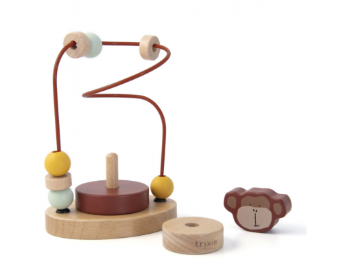 Trixie Wooden Beads Maze, Βρεφικό Ξύλινο Παιχνίδι, Μrs Elephant, 12m+, 1τμχ. Trixie Wooden Beads Maze, Βρεφικό Ξύλινο Παιχνίδι, Μrs Elephant, 12m+, 1τμχ.