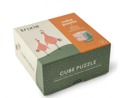 Trixie Cube Puzzle, Παιδικοί Κύβοι με Ζωάκια, 2+Χρονών, 1τμχ. Trixie Cube Puzzle, Παιδικοί Κύβοι με Ζωάκια, 2+Χρονών, 1τμχ.