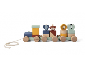 Trixie Wooden Animal Train, Ξύλινο Τρενάκι με Κυβάκια 18+m, 1τμχ.