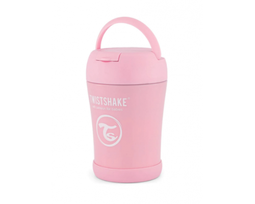 Twistshake Stainless Steel Food Container, Θερμός Φαγητού από Ανοξείδωτο Ατσάλι με Κουταλάκι, Χρώμα Ρόζ, 350ml. Twistshake Stainless Steel Food Container, Θερμός Φαγητού από Ανοξείδωτο Ατσάλι με Κουταλάκι, Χρώμα Ρόζ, 350ml.