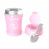 Twistshake Stainless Steel Food Container, Θερμός Φαγητού από Ανοξείδωτο Ατσάλι με Κουταλάκι, Χρώμα Ρόζ, 350ml. Twistshake Stainless Steel Food Container, Θερμός Φαγητού από Ανοξείδωτο Ατσάλι με Κουταλάκι, Χρώμα Ρόζ, 350ml.