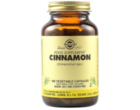 Solgar Cinnamon 500mg Συμπλήρωμα Διατροφής Κανέλλας για Βελτίωση της Πέψης των Τροφών  100 caps 