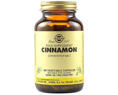Solgar Cinnamon 500mg Συμπλήρωμα Διατροφής Κανέλλας για Βελτίωση της Πέψης των Τροφών  100 caps  Solgar Cinnamon 500mg Συμπλήρωμα Διατροφής Κανέλλας για Βελτίωση της Πέψης των Τροφών  100 caps