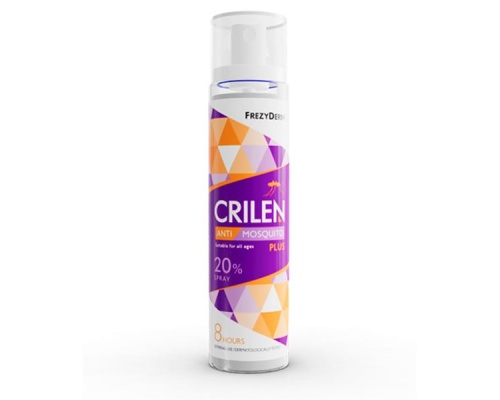 Frezyderm Crilen Anti-Mosquito Spray με 20% IR3535 Ενυδατικό Σπρέυ Κατά των Κουνουπιών, 100ml