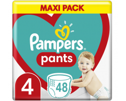 Pampers, Pants Maxi Pack No 4 9-15kg, Πάνες Βρακάκι, 48τεμ. Pampers, Pants Maxi Pack No 4 9-15kg, Πάνες Βρακάκι, 48τεμ.
