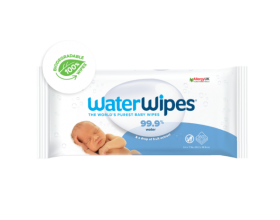 WaterWipes Άοσμα 100% Βιοδιασπώμενα Μωρομάντηλα με 99.9% Νερό, 60τμχ