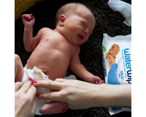 WaterWipes Άοσμα 100% Βιοδιασπώμενα Μωρομάντηλα με 99.9% Νερό, 60τμχ