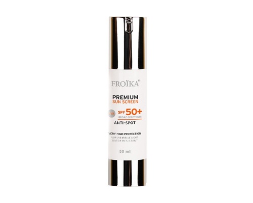 Froika Premium Sun Screen Anti-Spot SPF50+ Αντηλιακή Κρέμα Προσώπου κατά των Κηλίδων, 50ml   Froika Premium Sun Screen Anti-Spot SPF50+ Αντηλιακή Κρέμα Προσώπου κατά των Κηλίδων, 50ml