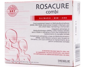  Synchroline Rosacure Combi Συμπλήρωμα Διατροφής  είναι κατάλληλο για συγκεκριμένες καταστάσεις του δέρματος, όπου απαιτείται αναπλήρωση αντι-οξειδωτικών, θρεπτικών στοιχείων 30 tabs 