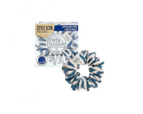 Invisibobble Sprunchie Swim with Mi Λαστιχάκι Αδιάβροχου Υφάσματος χρώμα μπλέ 1τμχ  Invisibobble Sprunchie Swim with Mi Λαστιχάκι Αδιάβροχου Υφάσματος χρώμα μπλέ 1τμχ