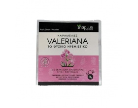 Inoplus Καραμέλες Βαλεριάνα με ηρεμιστική - χαλαρωτική δράση με γεύση πορτοκάλι 50gr 