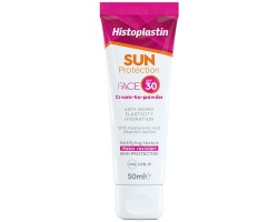 Histoplastin Sun Protection Face Cream to Powder SPF30 Αντηλιακή Κρέμα Προσώπου, 50ml  Histoplastin Sun Protection Face Cream to Powder SPF30 Αντηλιακή Κρέμα Προσώπου, 50ml