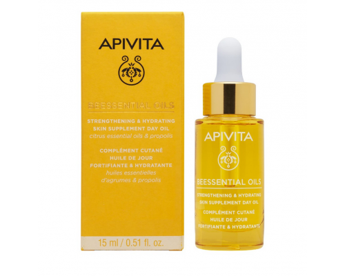 Apivita Beessential Oils Έλαιο Προσώπου Ημέρας με αιθέρια έλαια εσπεριδοειδών & πρόπολη 15 ml Apivita Beessential Oils Έλαιο Προσώπου Ημέρας με αιθέρια έλαια εσπεριδοειδών & πρόπολη 15 ml