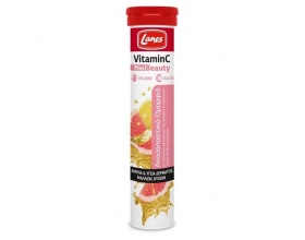 Lanes Vitamin C Plus Beauty 500mg Ενίσχυση του ανοσοποιητικού συστήματος και διατήρηση της φυσιολογικής κατάστασης του δέρματος, των μαλλιών, των νυχιών με Γεύση Pink Lemonade, 20 αναβράζοντα δισκία Lanes Vitamin C Plus Beauty 500mg Ενίσχυση του ανοσοποιητικού συστήματος και διατήρηση της φυσιολογικής κατάστασης του δέρματος, των μαλλιών, των νυχιών με Γεύση Pink Lemonade, 20 αναβράζοντα δισκία