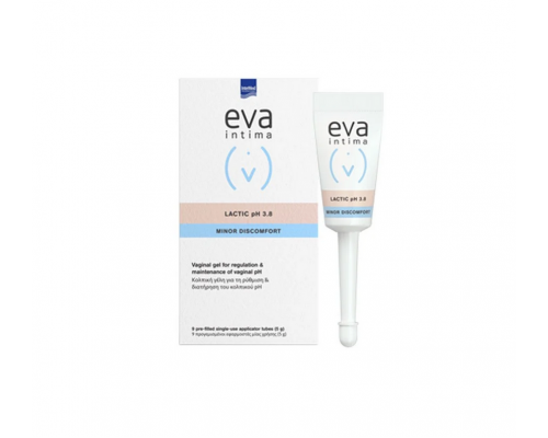 INTERMED Eva Lactic Gel Κολπική γέλη με γαλακτικό οξυ & γλυκογόνο 9 προγεμισμένους με γέλη κολπικούς εφαρμοστές μίας χρήσης INTERMED Eva Lactic Gel Κολπική γέλη με γαλακτικό οξυ & γλυκογόνο 9 προγεμισμένους με γέλη κολπικούς εφαρμοστές μίας χρήσης