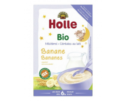 Holle, Βιολογική Βρεφική Κρέμα Με Μπανάνα & Γάλα, Απο 6 Μηνών, 250 gr.