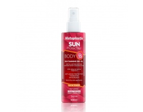 Histoplastin Sun Protection Body Sun Tanning Dry Oil SPF15 Αντηλιακό Ξηρό Λάδι Μαυρίσματος, 200ml 