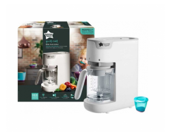Tommee Tippee Steamer Blender Ατμομάγειρας & Μπλέντερ Φαγητού Χρώμα Λευκό, 42323851, 1τμχ. Tommee Tippee Steamer Blender Ατμομάγειρας & Μπλέντερ Φαγητού Χρώμα Λευκό, 42323851, 1τμχ.
