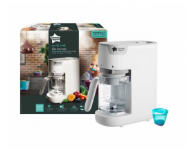 Tommee Tippee Steamer Blender Ατμομάγειρας & Μπλέντερ Φαγητού Χρώμα Λευκό, 42323851, 1τμχ.