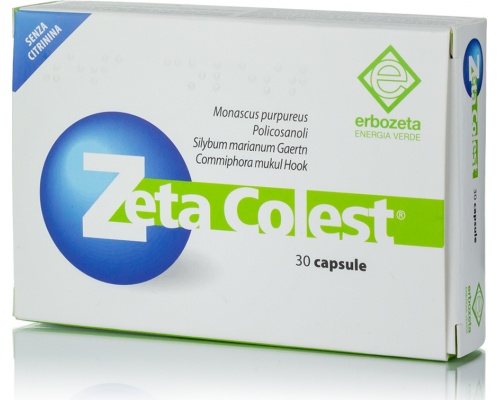 Zeta Colest Συμπλήρωμα Διατροφής που Συμβάλει στην Μείωση της Χοληστερίνης και Τριγλυκεριδίων, 30caps Zeta Colest Συμπλήρωμα Διατροφής που Συμβάλει στην Μείωση της Χοληστερίνης και Τριγλυκεριδίων, 30caps