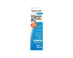Health Aid VITAMIN B12 Σπρέι Μαζί με βιταμίνες Β2, Β6, C & Φολικό οξύ 20ml Health Aid VITAMIN B12 Σπρέι Μαζί με βιταμίνες Β2, Β6, C & Φολικό οξύ 20ml
