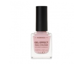 Korres Gel Effect Nail Colour No.05 Candy Pink Βερνίκι Νυχιών, 11ml