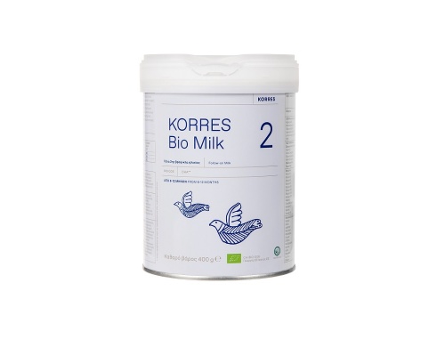 KORRES Bio Milk 2 Bιολογικό γάλα 2ης βρεφικής ηλικίας από 6 -12 μηνών 400gr  KORRES Bio Milk 2 Bιολογικό γάλα 2ης βρεφικής ηλικίας από 6 -12 μηνών 400gr