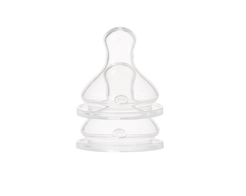 Korres Agali 2 Silicone Teats Θηλές Σιλικόνης Αργής Ροής Om+, 2τμχ