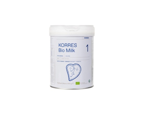KORRES Bio Milk 1  Bιολογικό γάλα για βρέφη από την γέννηση έως 6 μηνών 400gr  KORRES Bio Milk 1  Bιολογικό γάλα για βρέφη από την γέννηση έως 6 μηνών 400gr
