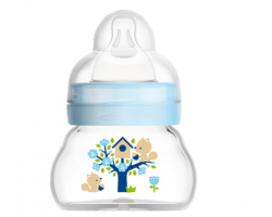 MAM 0+m Feel Good , Μπιμπερό Γυάλινο, Χρώμα Μπλέ 380s, 90ml, 1 τμχ MAM 0+m Feel Good , Μπιμπερό Γυάλινο, Χρώμα Μπλέ 380s, 90ml, 1 τμχ