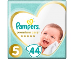Pampers Premium Care Πάνες Μέγεθος 5 (Junior) 11-18 kg, 44 Πάνες.