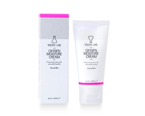 YOUTH LAB, Oxygen Moisture Cream Normal Skin,  24ωρη ενυδατική κρέμα με αντιοξειδωτική δράση, για το κανονικό δέρμα, 50ml  YOUTH LAB, Oxygen Moisture Cream Normal Skin,  24ωρη ενυδατική κρέμα με αντιοξειδωτική δράση, για το κανονικό δέρμα, 50ml