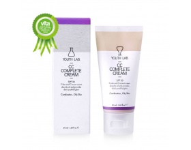 YOUTH LAB, CC Complete Cream SPF 30 Oily Skin,Καλυπτική σύνθεση ολικής αναδόμησης με αντιηλιακή προστασία για το λιπαρό δέρμα, 50ml YOUTH LAB, CC Complete Cream SPF 30 Oily Skin,Καλυπτική σύνθεση ολικής αναδόμησης με αντιηλιακή προστασία για το λιπαρό δέρμα, 50ml