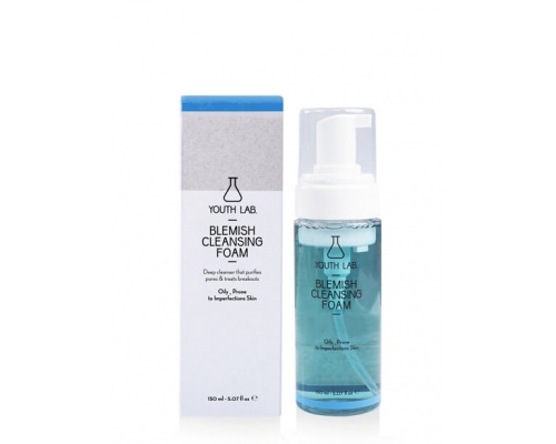YOUTH LAB Blemish Cleansing Foam Αφρός καθαρισμού προσώπου για λιπαρή επιδερμίδα με τάση για ακμή 150ml 
