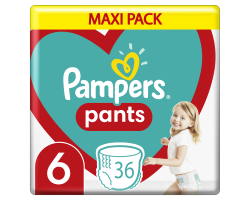Pampers Pants Μέγεθος 6 (Extra Large) 15+ kg, 36 Πάνες