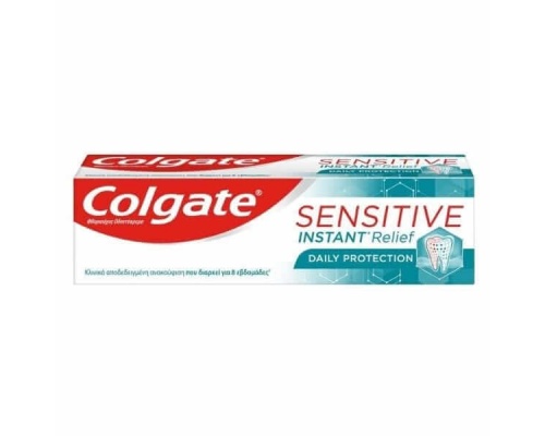 Colgate Sensitive Instant Relief Daily Protection Οδοντόκρεμα Άμεσης Ανακούφισης για Ευαίσθητα Δόντια, 75ml Colgate Sensitive Instant Relief Daily Protection Οδοντόκρεμα Άμεσης Ανακούφισης για Ευαίσθητα Δόντια, 75ml