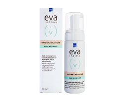 Eva Intima Original Mild Foam Αφρός Καθημερινού Καθαρισμού Ειδικά Σχεδιασμένος για Εφαρμογή με ή Χωρίς τη Χρήση Νερού,150ml Eva Intima Original Mild Foam Αφρός Καθημερινού Καθαρισμού Ειδικά Σχεδιασμένος για Εφαρμογή με ή Χωρίς τη Χρήση Νερού,150ml