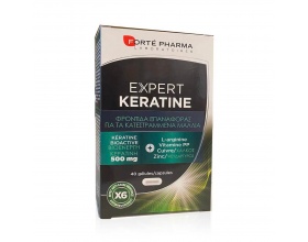 Forte Pharma Expert Keratine Συμπλήρωμα Διατροφής για την Φροντίδα των Κατεστραμμένων Μαλλιών, 40 κάψουλες