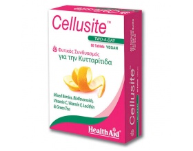 Health Aid Cellusite Two-A-Day New Formula Φυτικός Συνδυασμός Κατά της Κυτταρίτιδας, 60 κάψουλες Health Aid Cellusite Two-A-Day New Formula Φυτικός Συνδυασμός Κατά της Κυτταρίτιδας, 60 κάψουλες