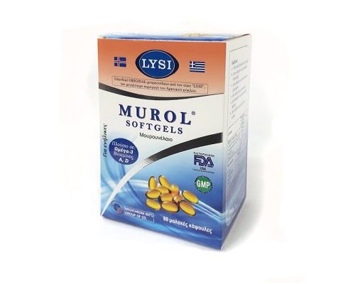 Medichrom Murol Μουρουνέλαιο, 60Softgels Medichrom Murol Μουρουνέλαιο, 60Softgels