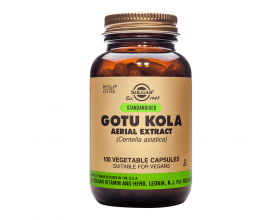 Solgar Standardised Gotu Kola Aerial Extract Συμπλήρωμα Διατροφής για κιρσώδεις φλέβες, κυτταρίτιδα και διάφορα δερματικά προβλήματα, 100 φυτικές κάψουλες Solgar Standardised Gotu Kola Aerial Extract Συμπλήρωμα Διατροφής για κιρσώδεις φλέβες, κυτταρίτιδα και διάφορα δερματικά προβλήματα, 100 φυτικές κάψουλες