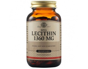 Solgar Lecithin Συμπλήρωμα Διατροφής με Λεκιθίνη Σόγιας για Διατήρηση & ΄Ελεγχο του σωματικού βάρους, 1360mg 100 μαλακές κάψουλες