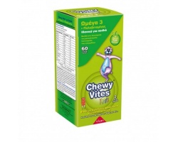 Vican Chewy Vites Jelly Bears Συμπλήρωμα Διατροφής για Παιδιά με Ωμέγα 3 & Πολυβιταμίνες, 60 ζελεδάκια Vican Chewy Vites Jelly Bears Συμπλήρωμα Διατροφής για Παιδιά με Ωμέγα 3 & Πολυβιταμίνες, 60 ζελεδάκια