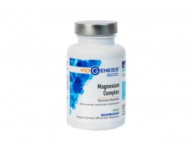VIOGENESIS Magnesium Complex Φόρμουλα τριών ειδών μαγνησίου που παρέχει την υψηλότερη απορρόφηση 120 caps VIOGENESIS Magnesium Complex Φόρμουλα τριών ειδών μαγνησίου που παρέχει την υψηλότερη απορρόφηση 120 caps