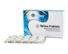 VIOGENESIS Optima Probiotic Συμπλήρωμα διατροφής Προβιοτικά πλυθησμού 22 δις εντερικής απορρόφησης 30 κάψουλες VIOGENESIS Optima Probiotic Συμπλήρωμα διατροφής Προβιοτικά πλυθησμού 22 δις εντερικής απορρόφησης 30 κάψουλες