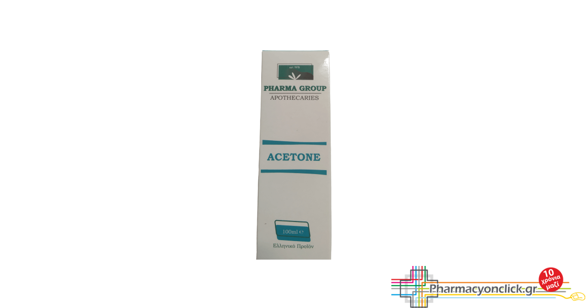 Pharma Group Acetone Ασετόν Για Τα Νύχια, 100ml