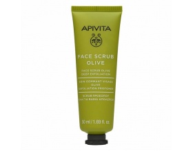 Apivita Face Scrub with Olive Κρέμα Απολέπισης Προσώπου με Ελιά, 50ml